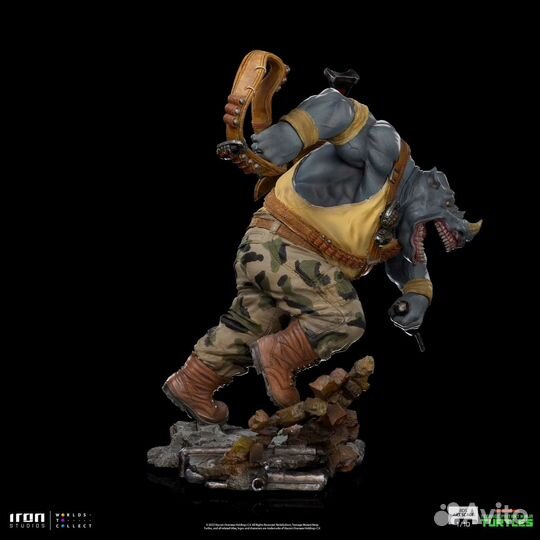 Iron Studios 1/10 tmnt Черепашки-ниндзя Rocksteady