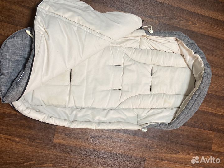 Зимний конверт в коляску stokke