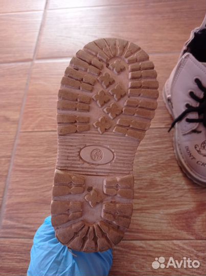 Ботинки демисезонные для девочки 25 размер