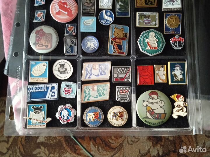 Значки хоккей