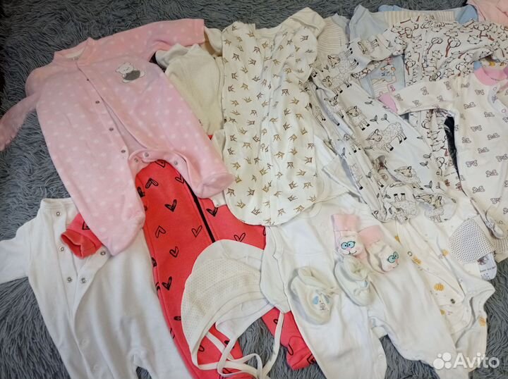 Вещи пакетом на девочку 50 до 62
