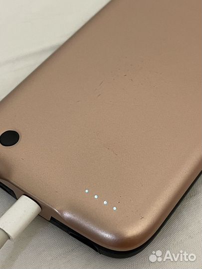 Чехол аккумулятор iPhone 6s защитное стекло