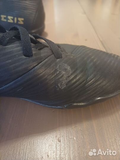 Футбольные сороконожки adidas nemeziz 19.4 черные
