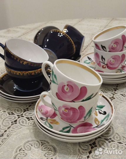 Остатки от чайных сервизов СССР