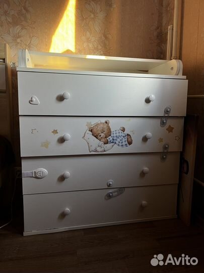 Пеленальный комод с матрасиком