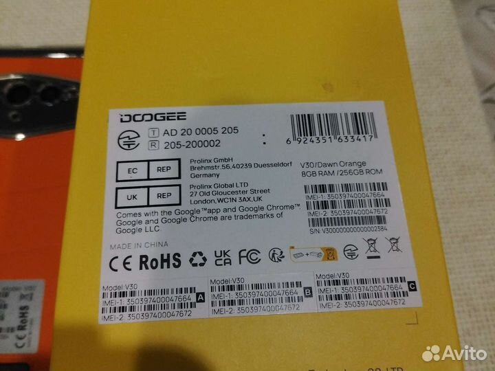 Телефон doogee v30