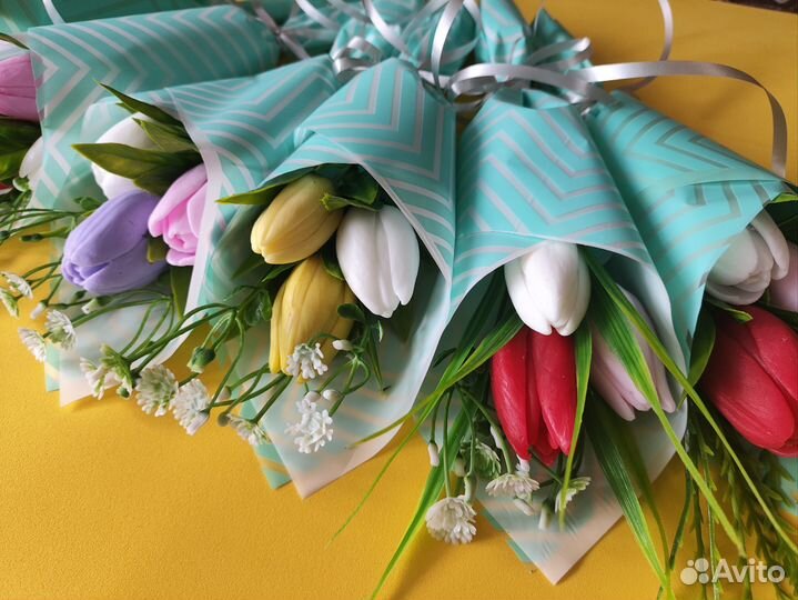 Мыльные букеты