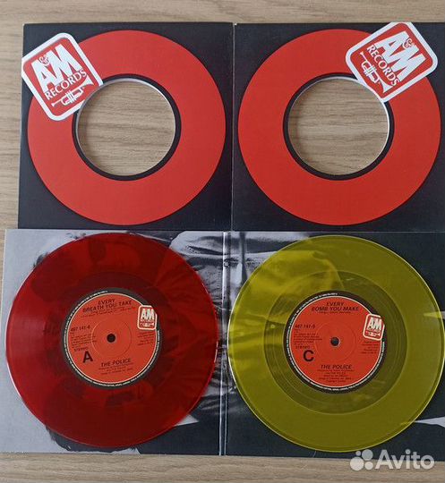 Виниловая пластинка THE police -Every Breath You Take - RSD 2023 release (RED & yellow Vinyl 2LP)