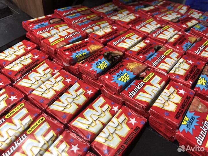 Жевательная резинка World Wrestling 90е реслинг