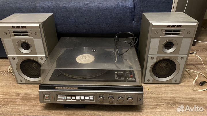 Виниловый проигрыватель Вега 109