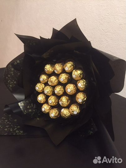 Сладкие букеты из конфет