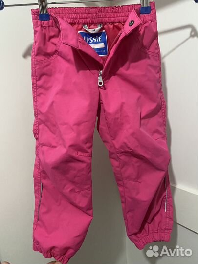 Теплые брюки для девочки