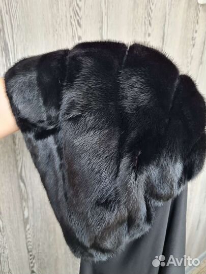 Капюшон-шапка норковый