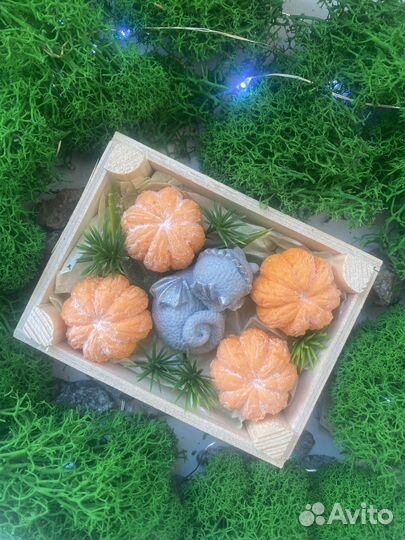 Подарок на Новый Год. Набор сувенирного мыла