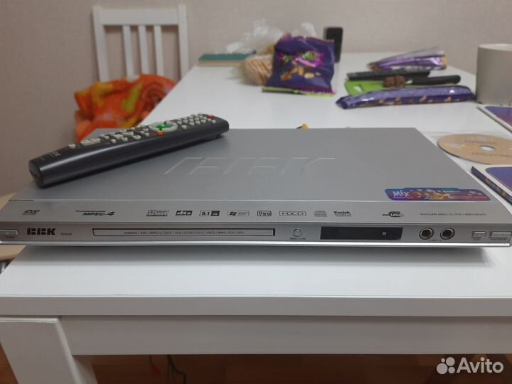 Dvd плеер с караоке BBK и дисками с песнями