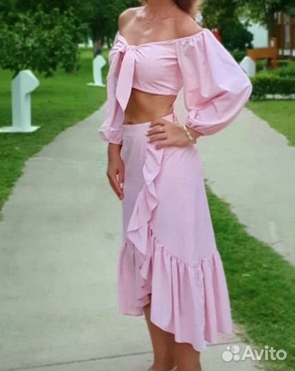 Комплект топ и юбка