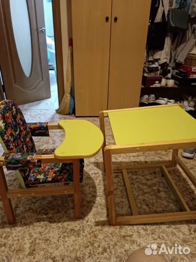Детский столик и стульчик