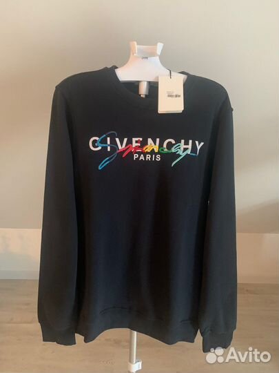 Свитшот givenchy Paris розовый/темно синий