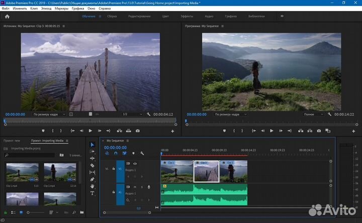 Монтаж видеороликов