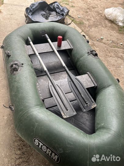 Лодка надувная двухместная бу