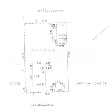 Дом 30,4 м² на участке 6,3 сот.