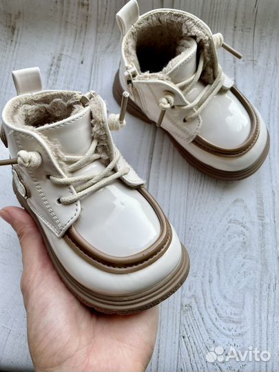 Ботинки демисезонные утепленные для девочки