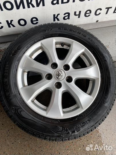 Комплект колес r16 диски оригинал Toyota и Nokian