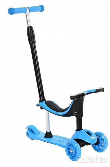 Самокат-беговел Pituso 3в1 с сиденьем и ручкой