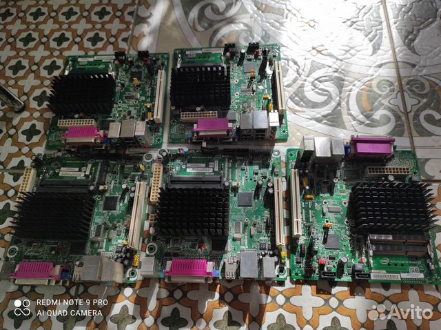 Плата С процессором И кулером