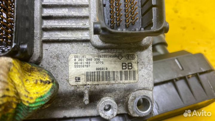 Блок управления двигателем Opel Astra H 1.4 Z14XEP