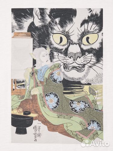 Футболка Uniqlo ukiyo-E Dark Fantasy UT. Унисекс
