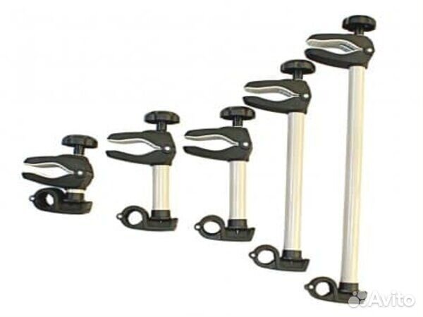 Адаптер 3D для фиксации 4-го велосипеда серебри