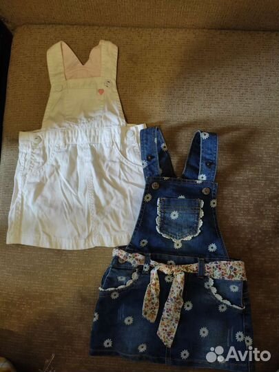 Джинсовый сарафан для девочки