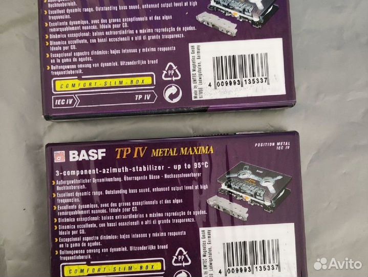 Аудиокассеты BASF TP IV metal maxima