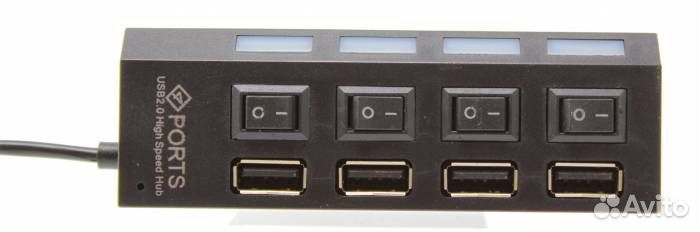 USB Хаб (разветвитель) 103 на 4 гнезда