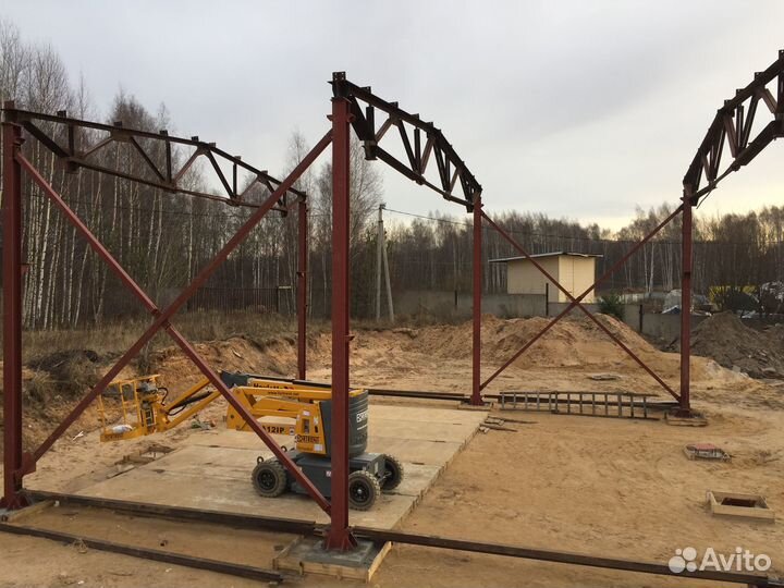 Продам каркас ангара бу