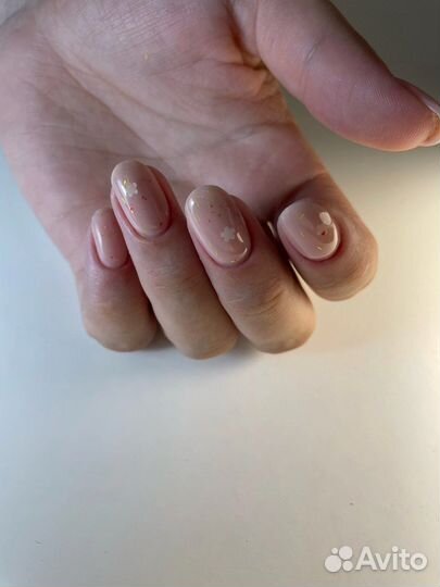 Маникюр, укрепление, гель лак