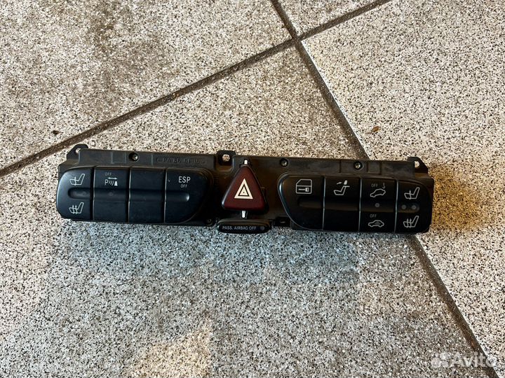 Блок кнопок Mercedes w203 w209