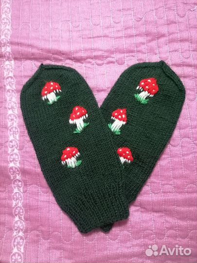 Варежки мужские