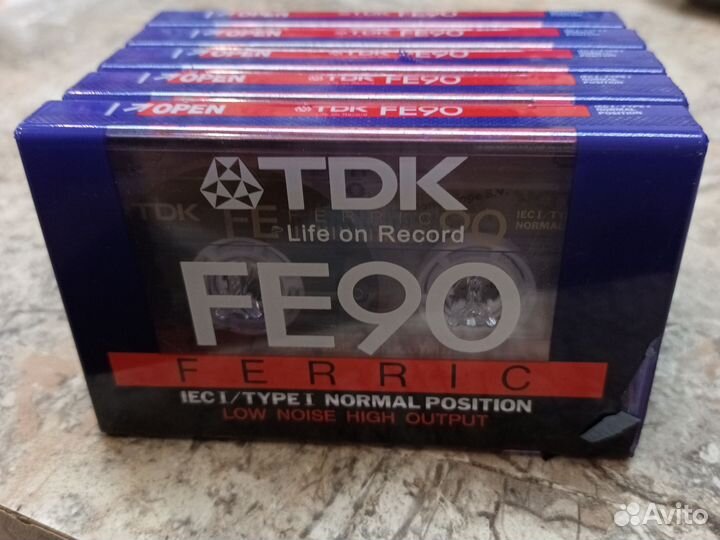 Аудиокассеты новые запечатанные TDK