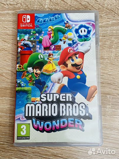 Super Mario Bros. Wonder. Картридж
