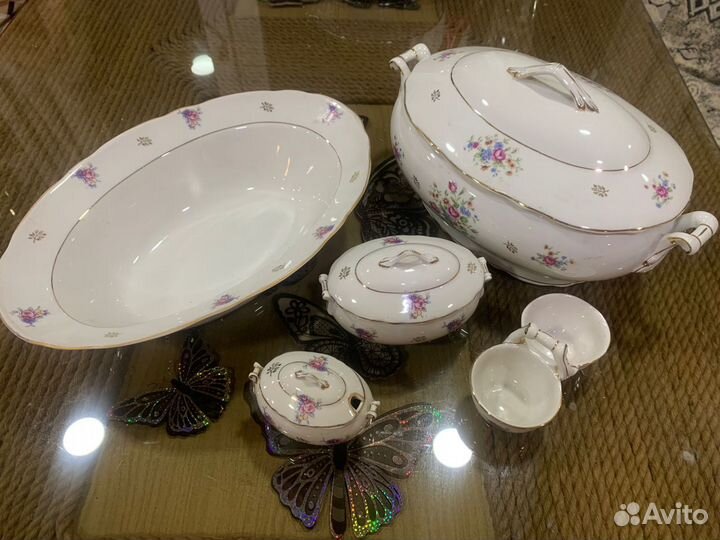 Предметы столового сервиза Коростень (СССР)