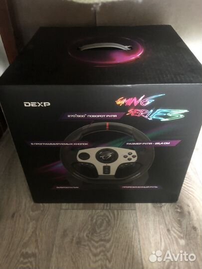 Игровой руль dexp wheelman pro