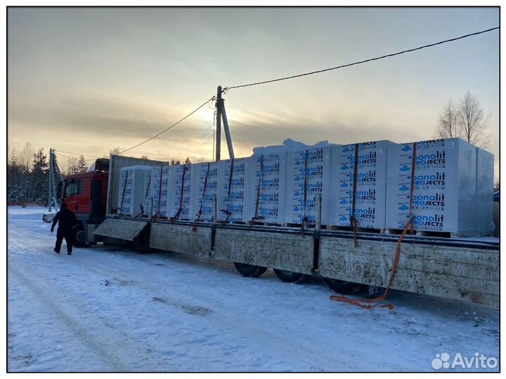 Газобетонные блоки с завода Бонолит