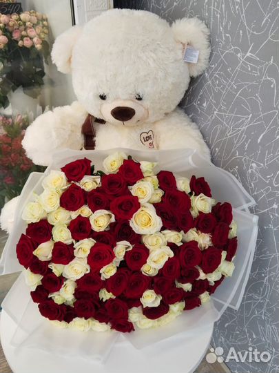 Букеты из 101 розы