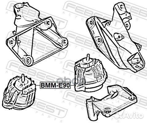 Опора двигателя (Гидроопора) BMM-E90 Febest