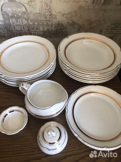 Сервиз столовый СССР, зик 1962-1974г