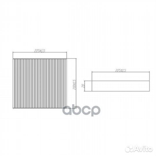 Фильтр салонный doubleforce DFC10111 double force
