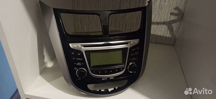 Магнитола на hyundai solaris 1 и на киа Рио 4
