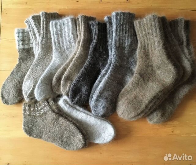 Носки из собачьего пуха (шерсти)